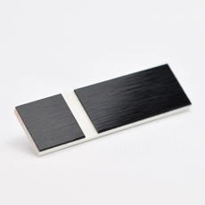 GRAVOPLY 1 SORT-HVIT 2,4 MM