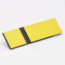 GRAVOGLAS 2 SURFACE GUL MATT-SORT 1,6 MM