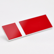 GRAVOGLAS 2 SURFACE RØD BLANK-HVIT 3,2 MM