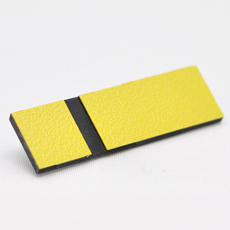 GRAVOGLAS 2 SURFACE GUL-SORT 1,6 MM