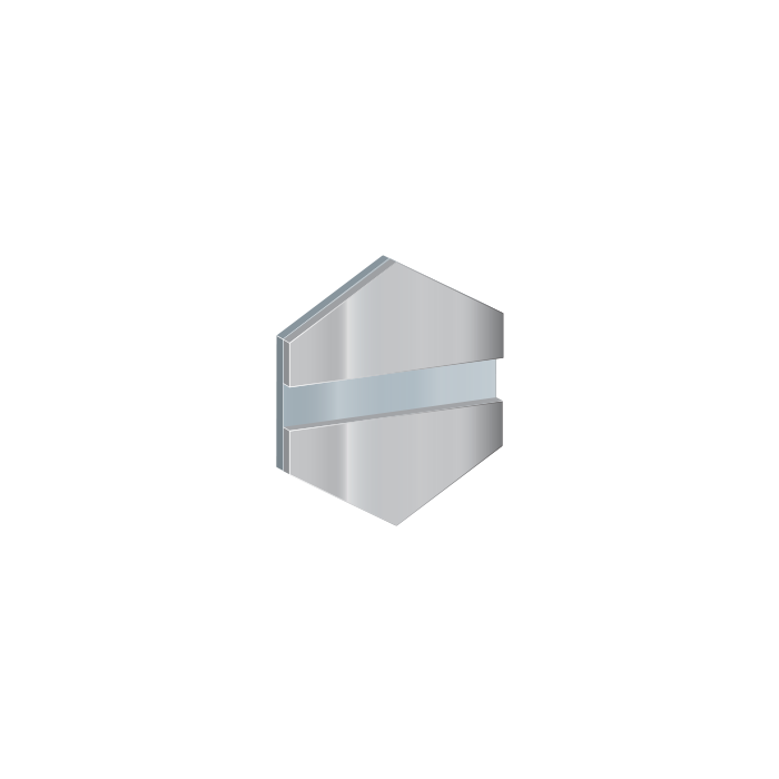 COLORED ALUMINUM SØLV BLANK-ALUMINIUM 0,6 MM