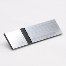 GRAVOLASE METALLICS ALUMINIUM BØRSTET-SORT 0,8 MM