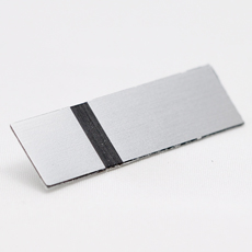 GRAVOLASE METALLICS ALUMINIUM BØRSTET-SORT 1,6 MM