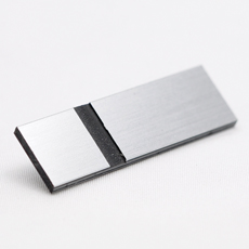 METALLEX ALUMINIUM BØRSTET-SORT 1,5 MM