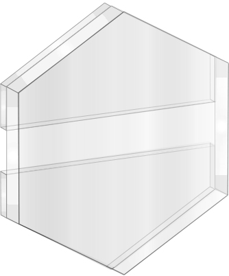 GRAVOGLAS 2 SUBSURFACE KLAR MATT-KLAR 1,6 MM