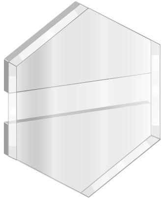 GRAVOGLAS 2 SUBSURFACE KLAR BLANK-HVIT 3,2 MM