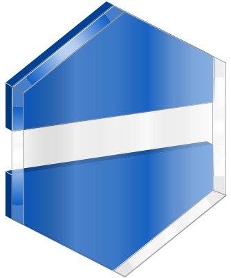 GRAVOGLAS 2 SUBSURFACE KLAR MATT-AZUREBLÅ 1,6 MM