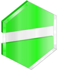 GRAVOGLAS 2 SUBSURFACE KLAR MATT-EPLEGRØNN 1,6 MM - Bilde 1