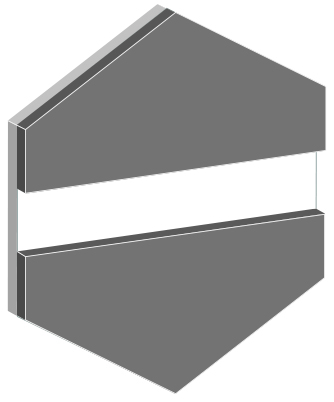 GRAVOFOIL GRÅ-HVIT 0,2 MM