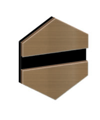 GRAVOLASE METALLICS BRONSE BØRSTET-SORT 0,5 MM