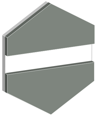 GRAVOPLY 1 SØLV-HVIT 1,6 MM