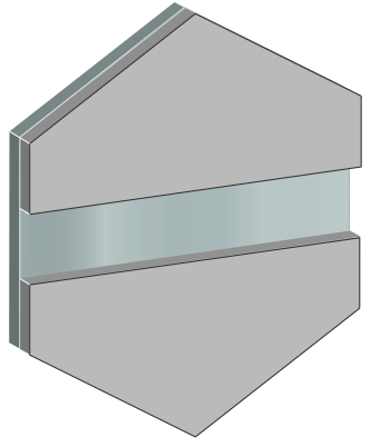 COLORED ALUMINUM SØLV SILKESMATT-ALUMINIUM 0,6 MM