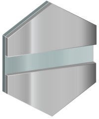 COLORED ALUMINUM SØLV BLANK-ALUMINIUM 0,6 MM